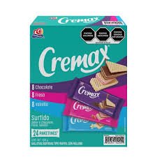 GALLETAS CREMAX C/ 24 PAQUETES