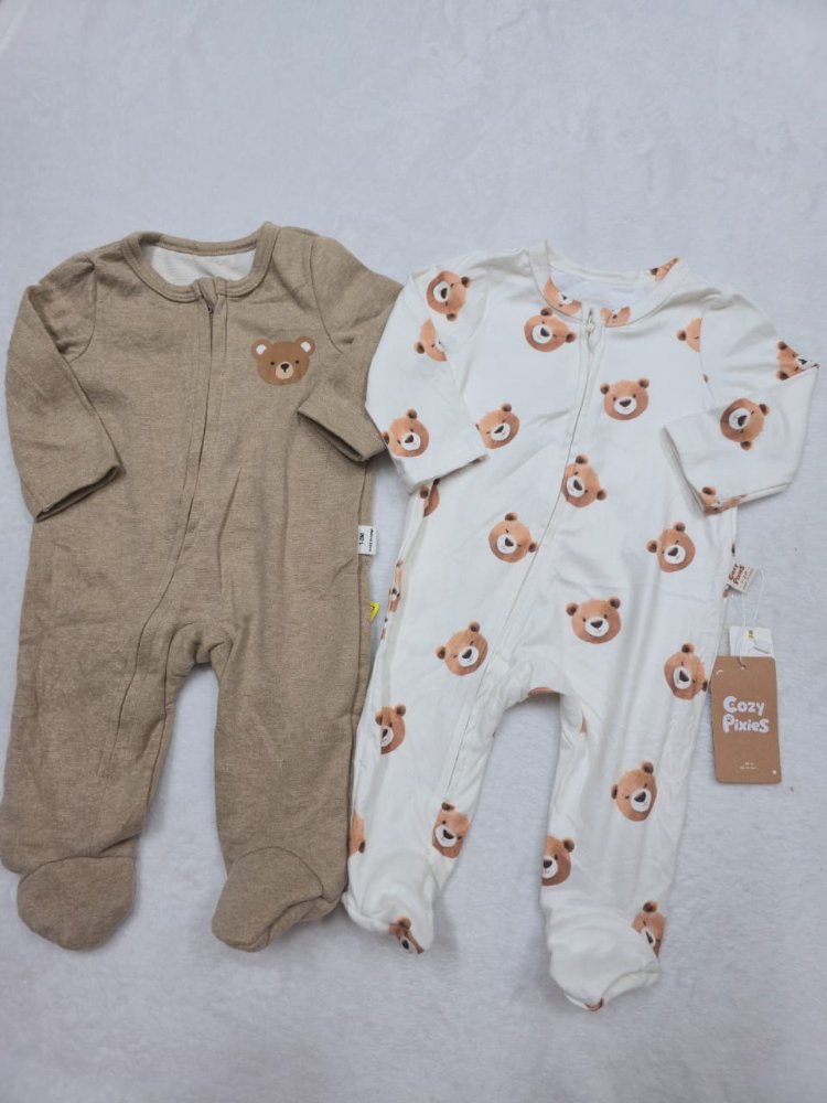 set de enterizos de oso