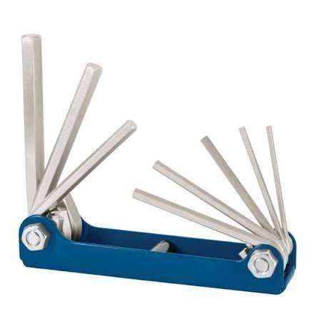 JUEGO DE LLAVE ALLEN TIPO NAVAJA 8 PCS 15555 TRUPER