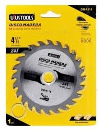 DISCO MADERA DE 24T 4 1/2 UYUSTOOLS - DMA116