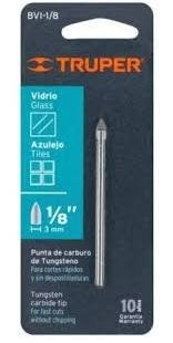BROCA VIDRIO Y AZULEJO 1/8 TRUPPER 11700