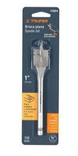 BROCA PLANA 1" PARA MADERA Y LAMINADOS TIPO MECHA TRUPPER 11384