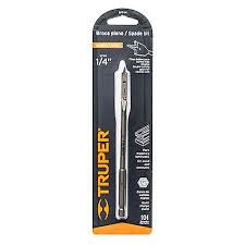 broca plana 1/4  para madera y laminados tipo mecha   trupper 11360
