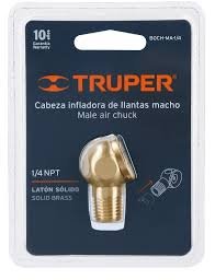CABEZA INFLADORA DE LLANTAS MACHO 1/4 NPT 19087