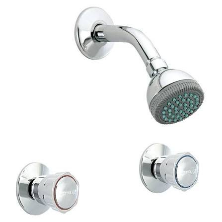 MESCLADORA DE DUCHA CROMADRA  8" TREBOL