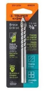 BROCA PARA VIDRIO Y AZULEJO  3/8 TRUPER 101829