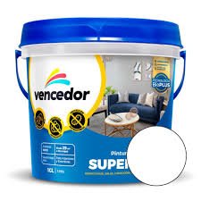 PINTURA SUPER MATE VENCEDOR BLANCO DECORATIVO GLN