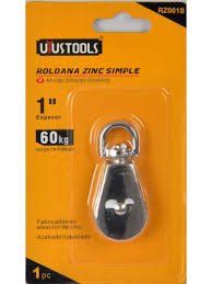ROLDANA ZINC FIJA DE 1" X 60KG  UYUSTOOLS