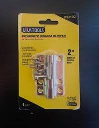 PICAPORTE DORADA BLISTER 2" UYUSTOOLS  PID102