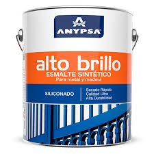 ESMALTE ALTO BRILLO COLOR NEGRO GLN ANYPSA