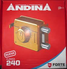 CERRADURA ANDINA CLASICA  A 240 DORADA MEJORADA  FORTE