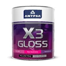 GLOSS POLIURETANO CATALIZADO X-3 NEGRO  900ML ANYPSA