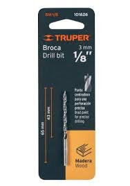BROCA P/MADERA 1/8" (101626) TRUPER