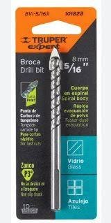 BROCA PARA VIDRIO Y AZULEJO  5/16 TRUPER 101828