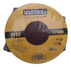 DISCO LIJA DE PAPEL DE 4 1/2 #180 UYUSTOOLS- LJV4180