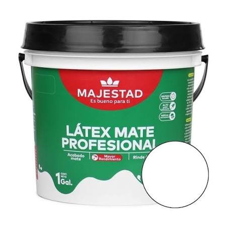 PINTURA LATEX MATE BLANCO PROFESIONAL GLN - MAJESTAD