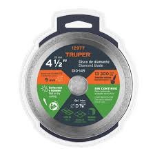 DISCO DIAMANTADO CONTINUO PARA MAYOLICA TRUPPER 4 1/2 12977