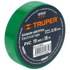 CINTA AISLANTE VERDE TRUPPER - 12502