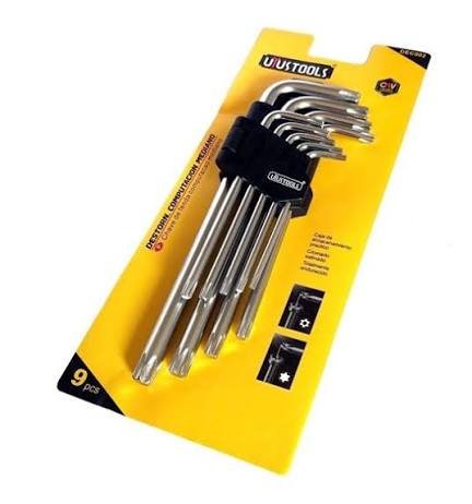 JUEGO DE LLAVES TORX MEDIANA 9 PZS UYUSTOOLS