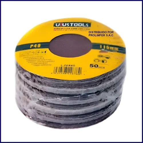 DISCO LIJA PAPEL DE  4 1/2 #40 UYUSTOOLS - LJV440