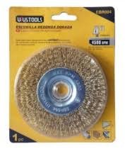 ESCOBILLA REDONDA DE BRONCE 4" (EBR004) UYUSTOOLS
