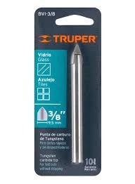 BROCA VIDRIO Y AZULEJO 3/8 TRUPPER 11704