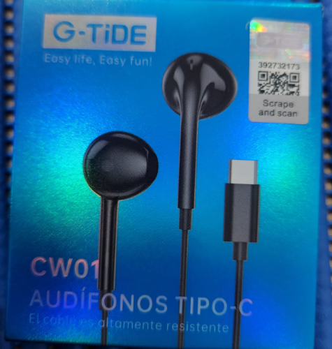 Audifonos g tide  - tipo C- CW01