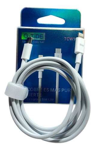 cable g tide TCW151 tipo c a Lighting 30 w 1.5m