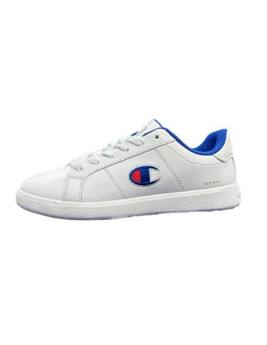 Tenis champion blancoz con azul # 5.5