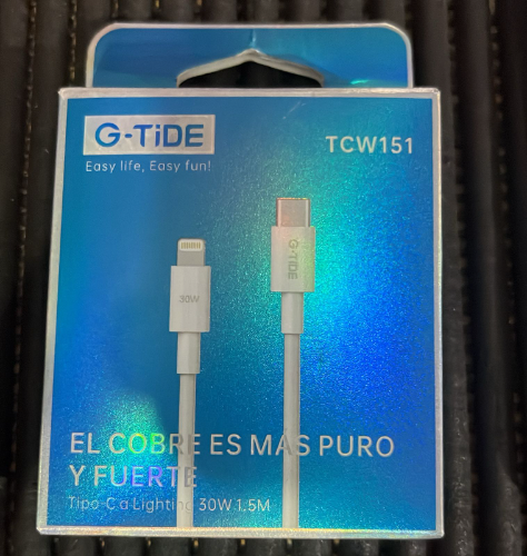 tipo c a lighting gtide 1.5 m blanco