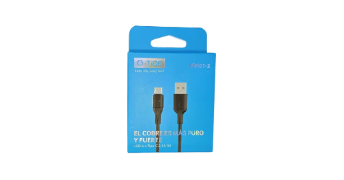 Cable tipo c 2m negro