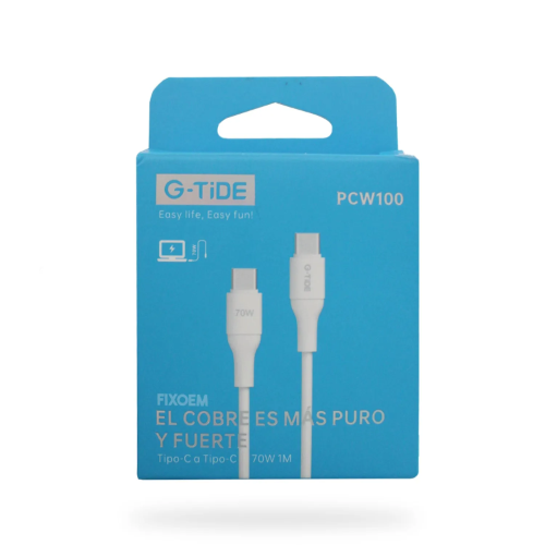 Tipo C a Tipo C 70w 1M PCW100