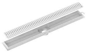 Ralo linear 50cm Tigre Rejilla Desague Lineal Tigre 50 Cm Blanca Pvc