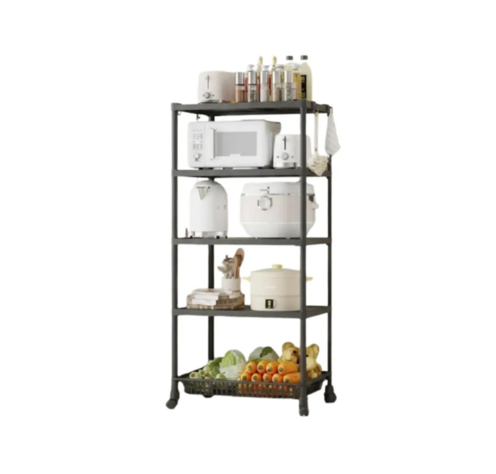 Estante multifuncional mixto/verduras cuatro pisos con ruedas
