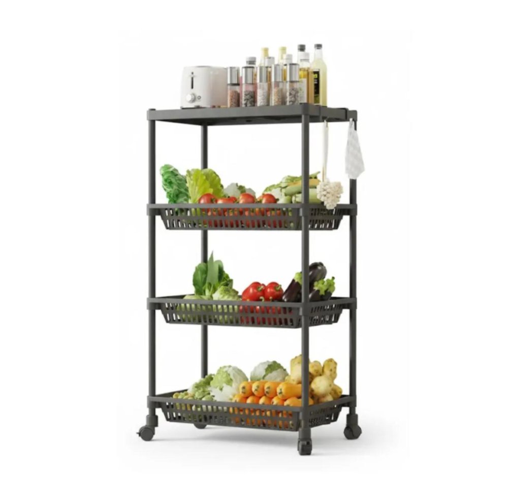 Estante multifuncional verduras con ruedas