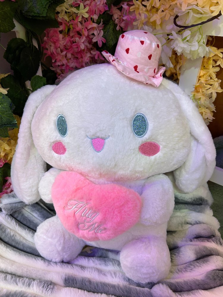 Cinnamonrol gorro rosa 43 cm