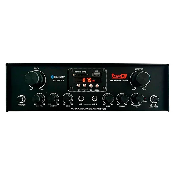 AMPLIFICADOR PRO DJ BCB 120 FM