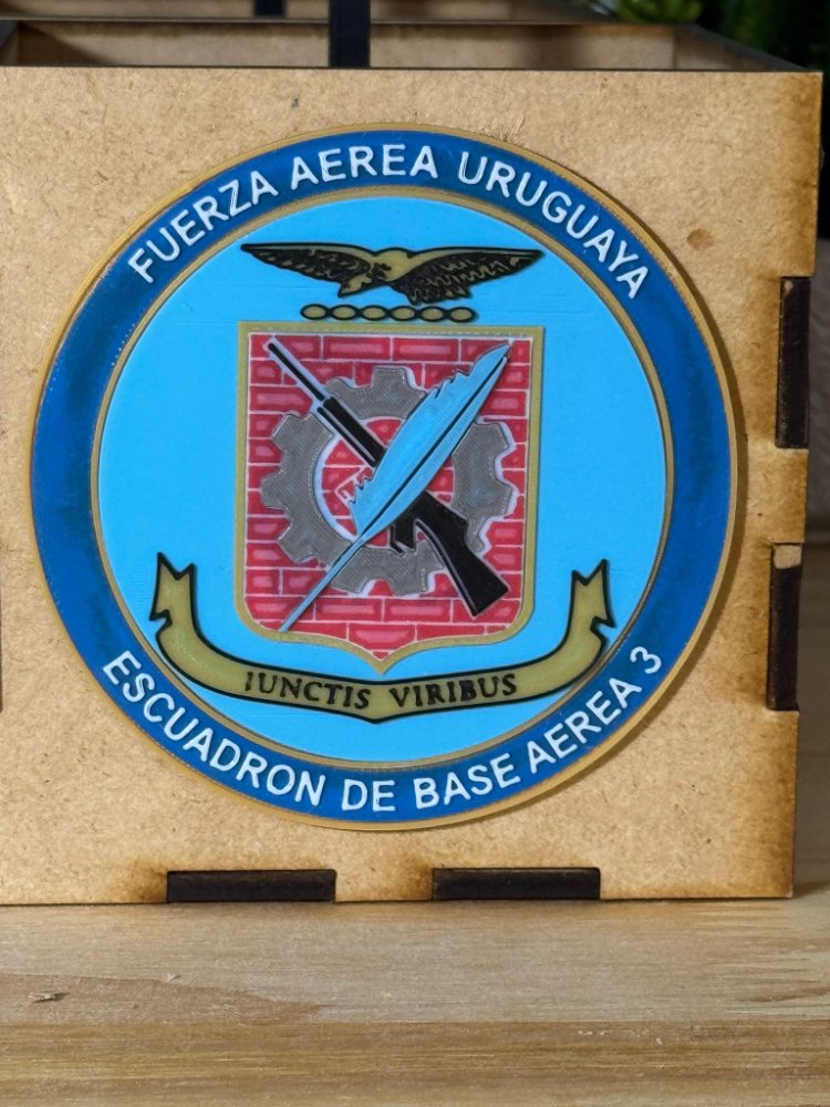 Escudos BAIII 9cm de diámetro x 6mm de espesor