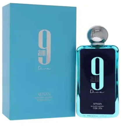 AFNAN 9 AM DIVE EDP / UNI 3.4 OZ