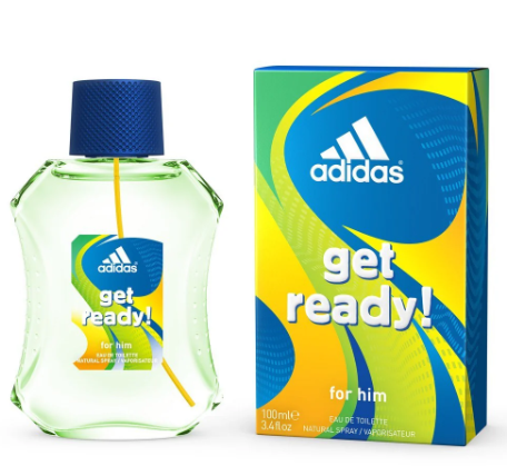 ADIDAS GET READY EDT / H 3.4 OZ