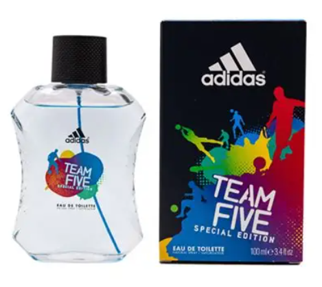 ADIDAS TEAM FIVE EDT / H 3.4 OZ