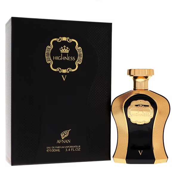 AFNAN HIGHTNESS BLACK V EDP / D 3.4 OZ