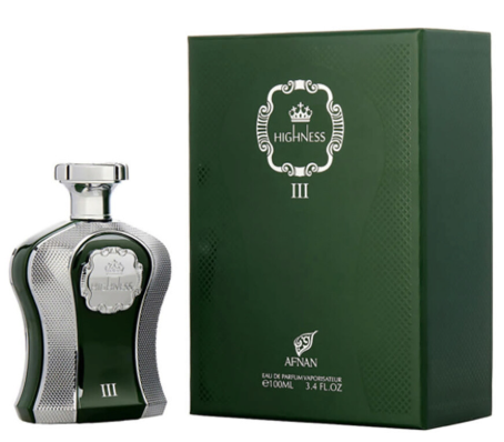 AFNAN HIGHTNESS GREEN III EDP / H 3.4 OZ