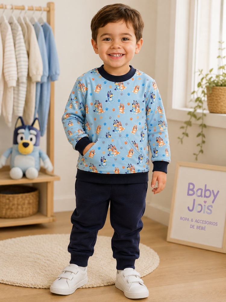 Conjunto 2 piezas bluey 36m