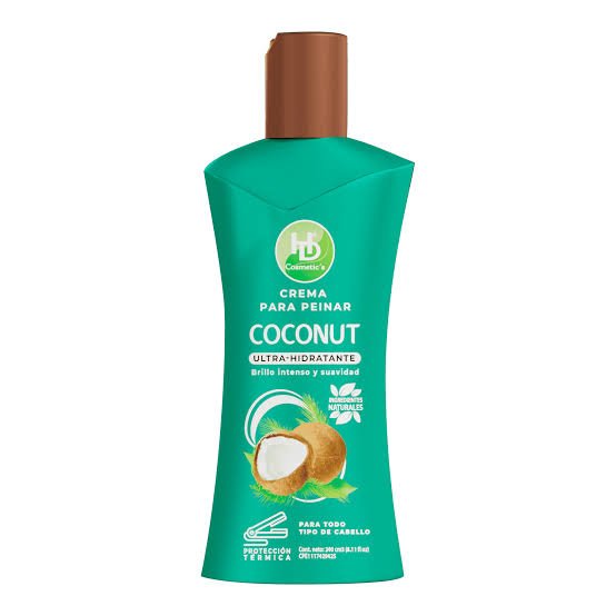Crema para peinar Coconut de HD Cosmetic's