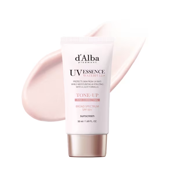d'Alba Piedmont Waterfull Tone-Up Sunscreen (Pink Correcting) de 50ml