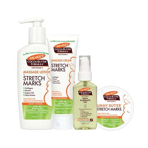Palmer's Cocoa Butter Formula Complete Pregnancy Stretch Mark Care Kit.