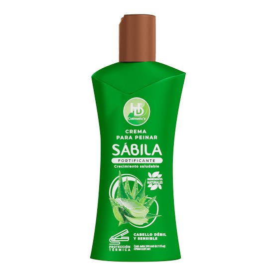 Crema para Peinar Sábila Fortificante de HD Cosmetics