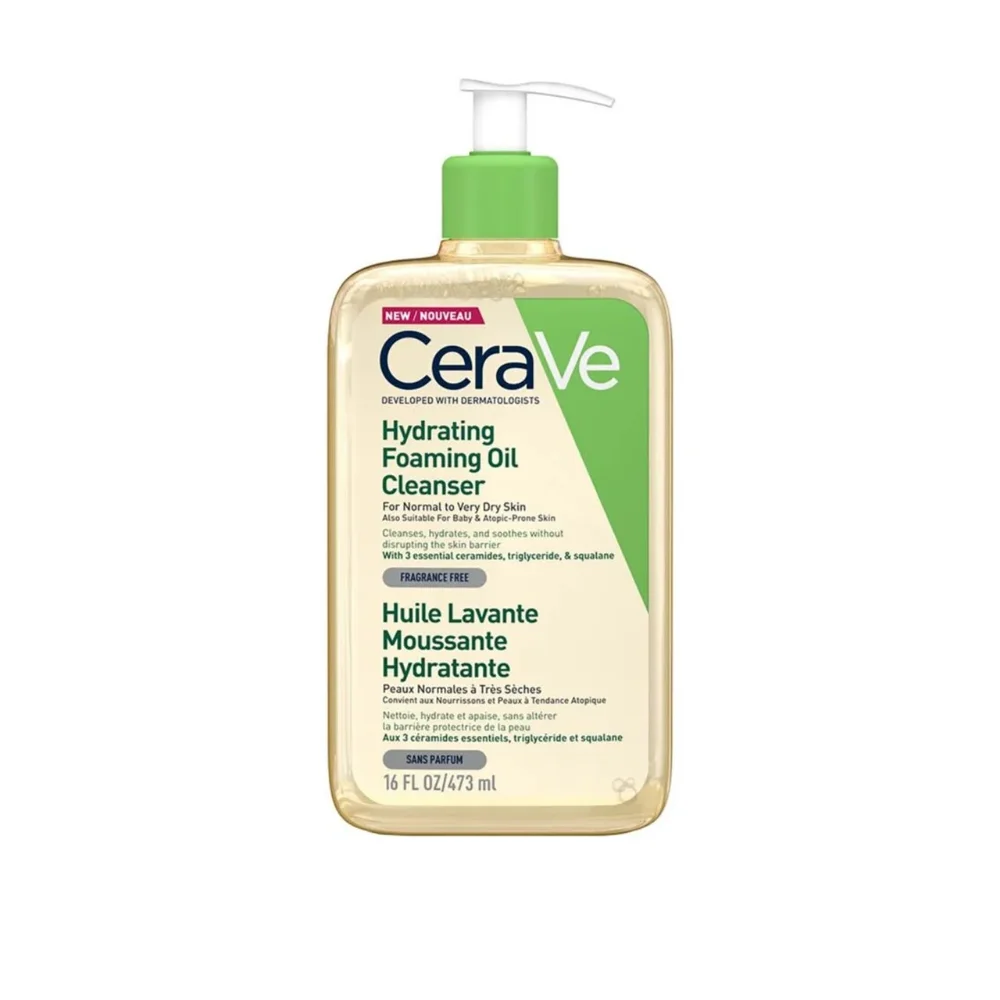 CeraVe Hydrating Foaming Oil Cleanser de 473ml
