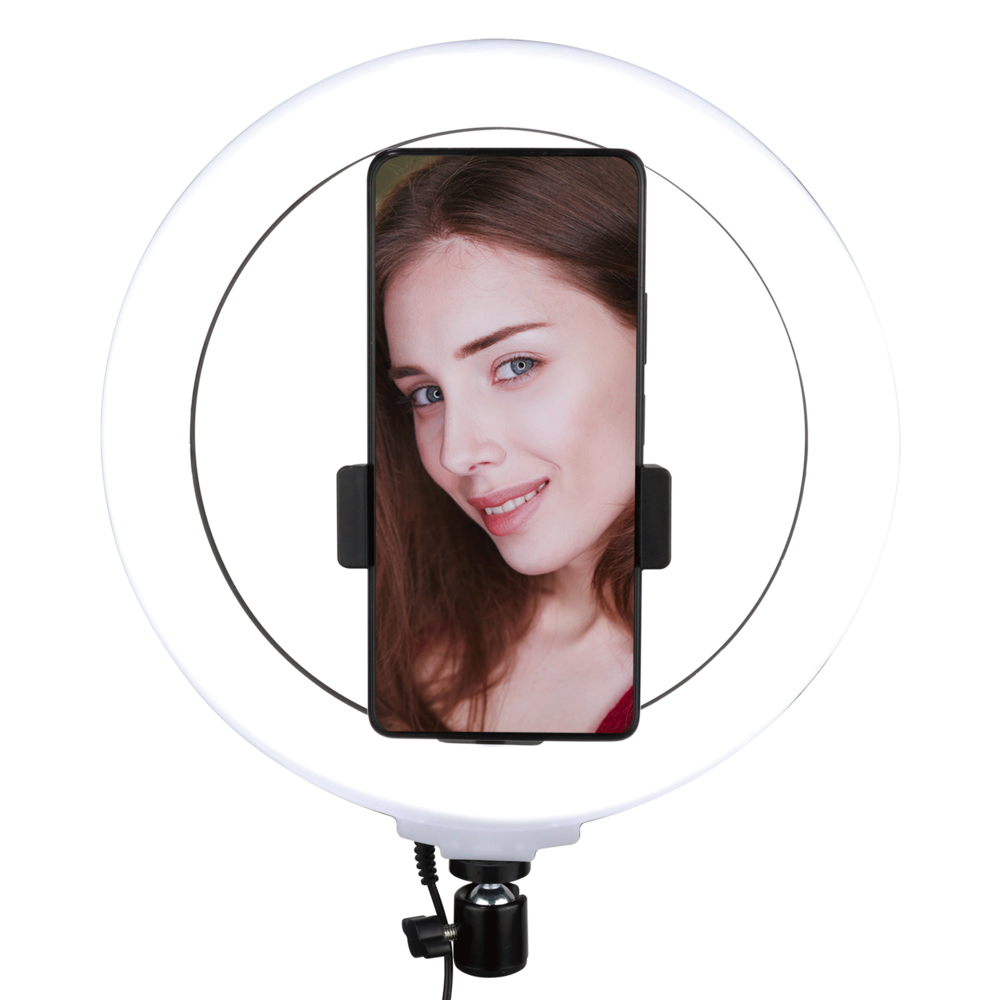 ARO DE LUZ 33 CMS LED + TRÍPODE 2.1MTRS
